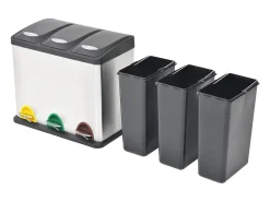 Cubo de basura de acero inoxidable de 46 x 26,5 x 39,5 cm 24 litros 02_0006060