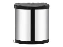 Cubo de basura de cocina empotrado 12 litros acero inoxidable 02_0006040