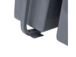 Cubo de basura de reciclaje gris 48x34,2x41,8 cm HOMCOM