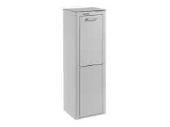 Cubo de basura para la cocina - Cubo de reciclaje - 2 compartimentos de 20L - CUBEK