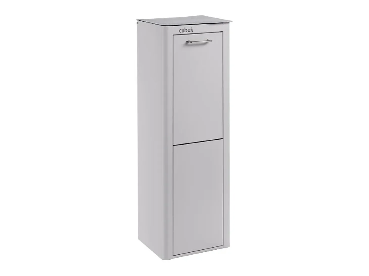 Cubo de basura para la cocina - Cubo de reciclaje - 2 compartimentos de 20L - CUBEK