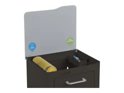 Cubo de basura para la cocina - Cubo de reciclaje - 3 compartimentos de 20L - CUBEK