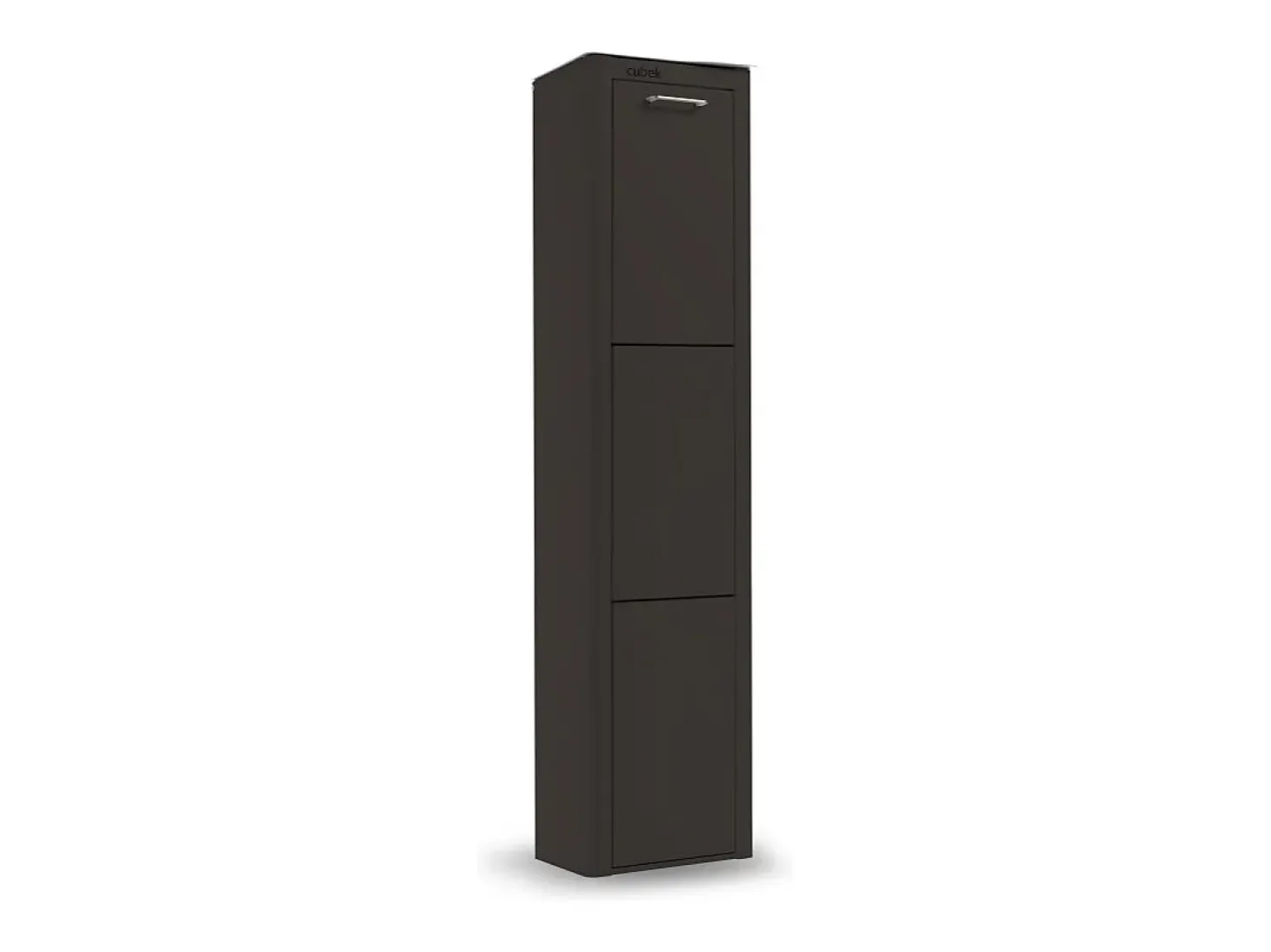 Cubo de basura para la cocina - Cubo de reciclaje - 3 compartimentos de 20L - CUBEK