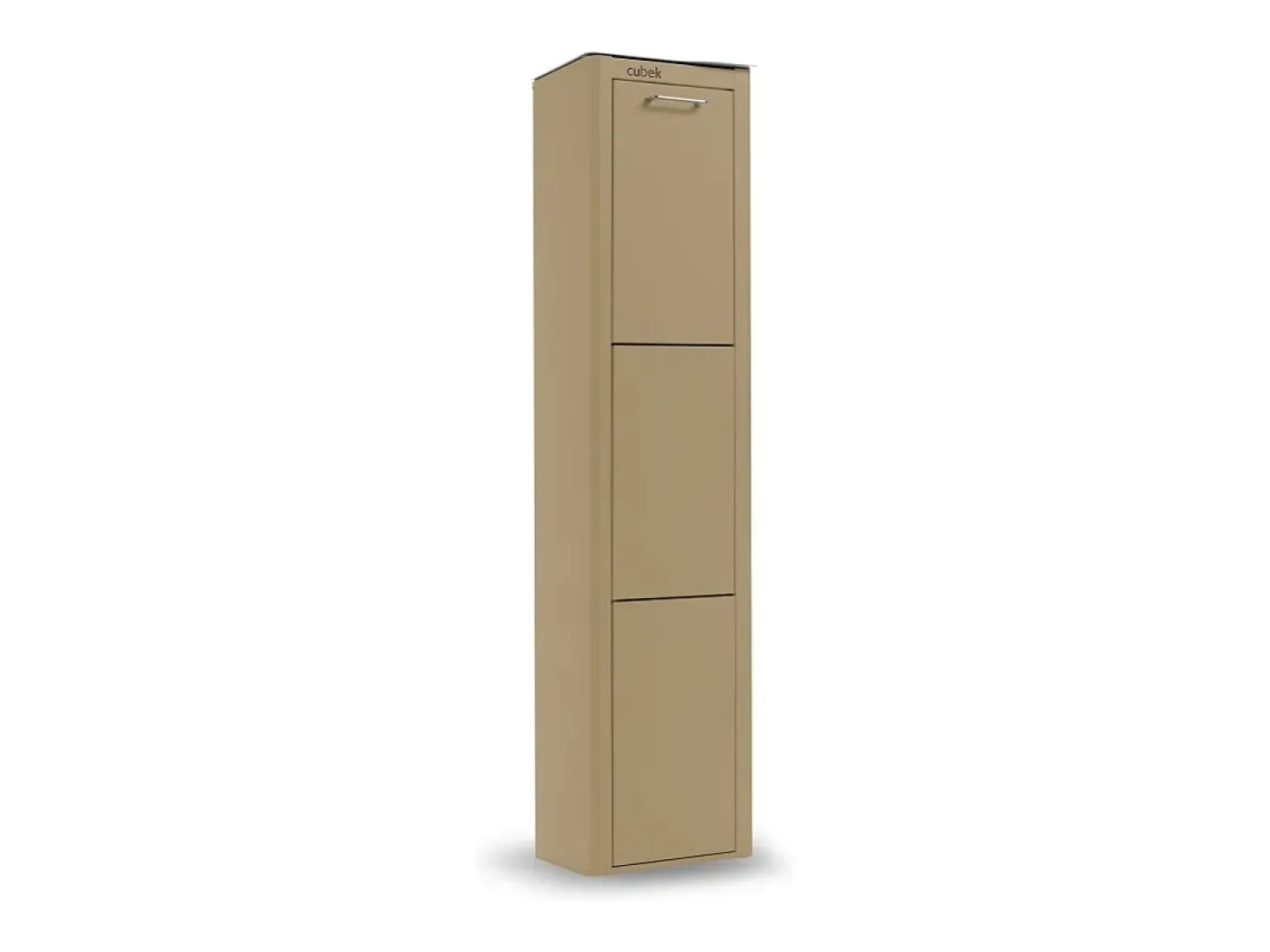 Cubo de basura para la cocina - Cubo de reciclaje - 3 compartimentos de 20L - CUBEK