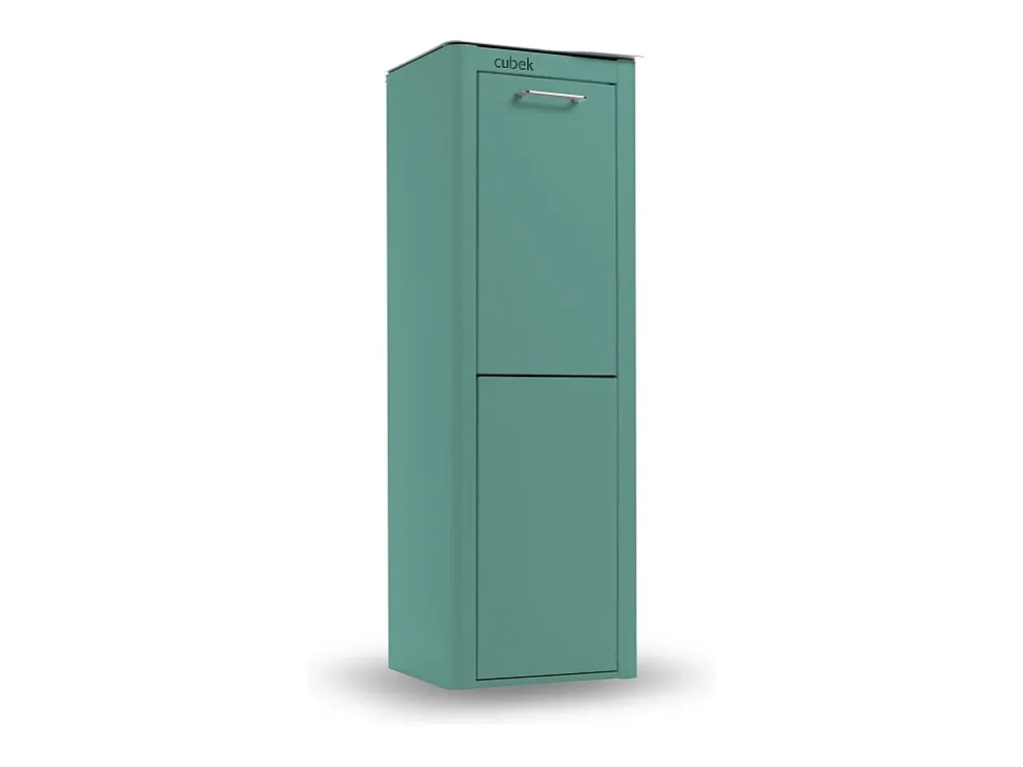 Cubo de basura para la cocina - Cubo de reciclaje - 2 compartimentos de 20L - CUBEK