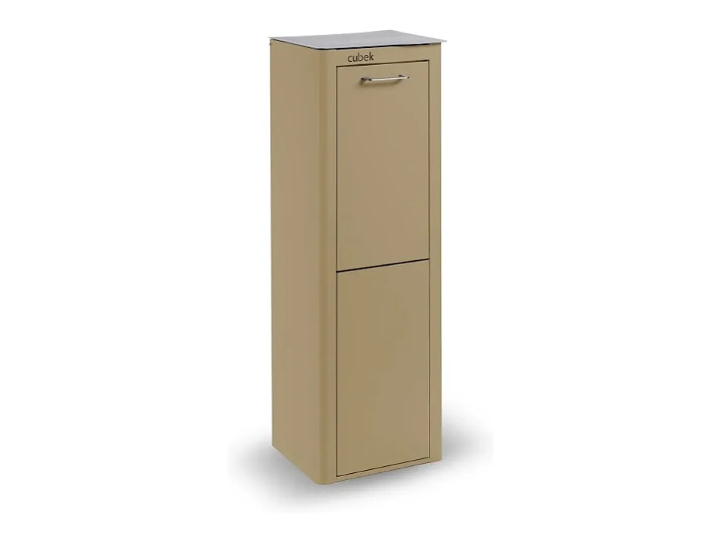 Cubo de basura para la cocina - Cubo de reciclaje - 2 compartimentos de 20L - CUBEK