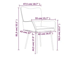 Dalira Sillas de comedor 2 unidades terciopelo verde oscuro