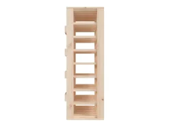 Darnir Botellero madera maciza de pino 70x33x94 cm