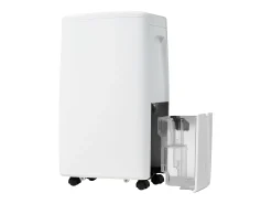 Deshumidificador de 12 L con depósito de agua de 1,5 L - Pantalla LED y temporizador de 24 h - Blanco