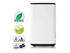 Deshumidificador de 25L con secadora - Pantalla LED - Blanco y negro