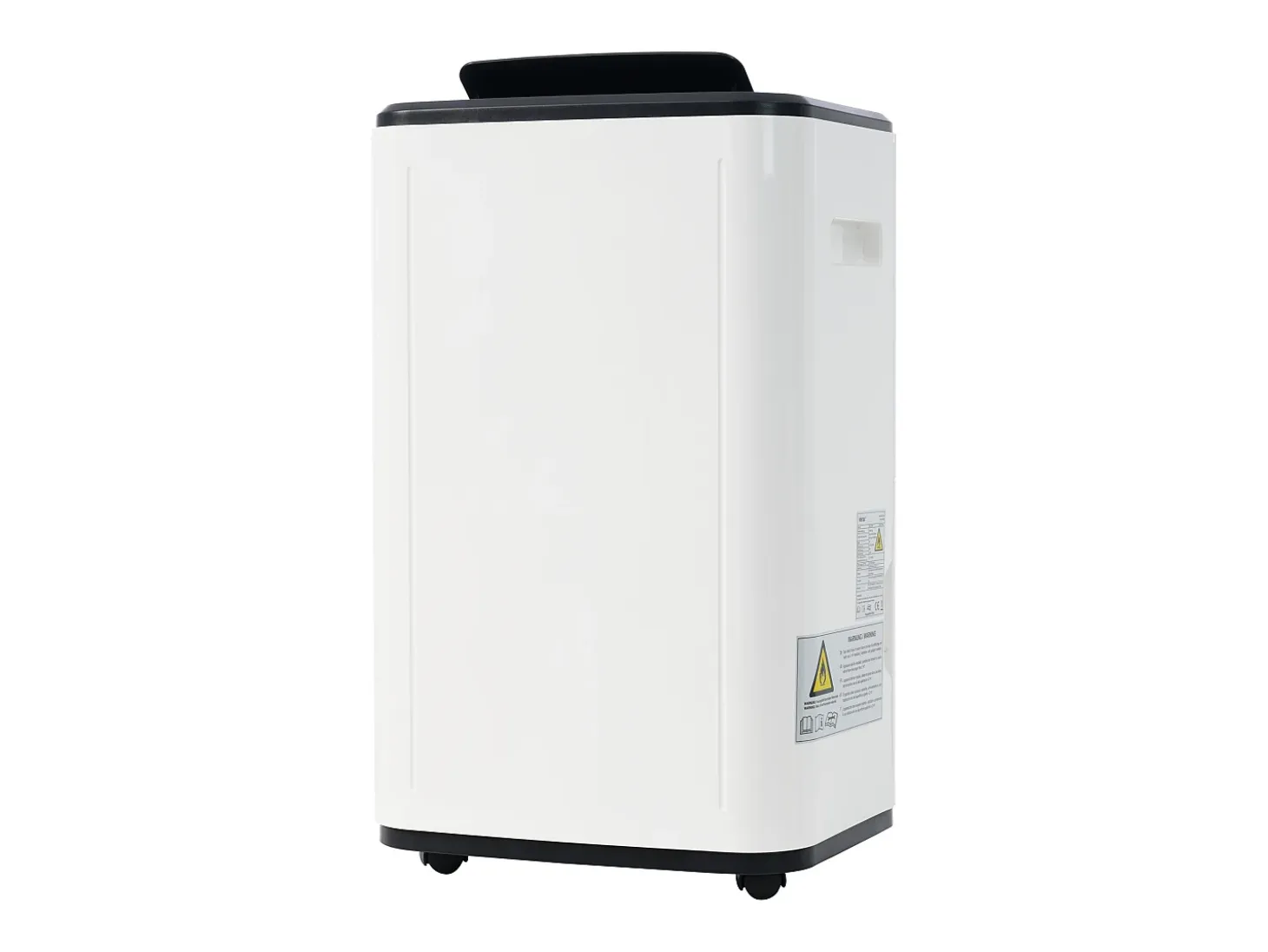 Deshumidificador de 25L con secadora - Pantalla LED - Blanco y negro