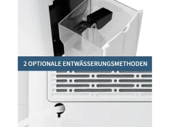 Deshumidificador 12L/día, 3 en 1, Deshumidificador, Purificador y Secador de Aire, Tanque de 1.5L, Temporizador de 24h, Pantalla LED, para 15㎡, Blanco