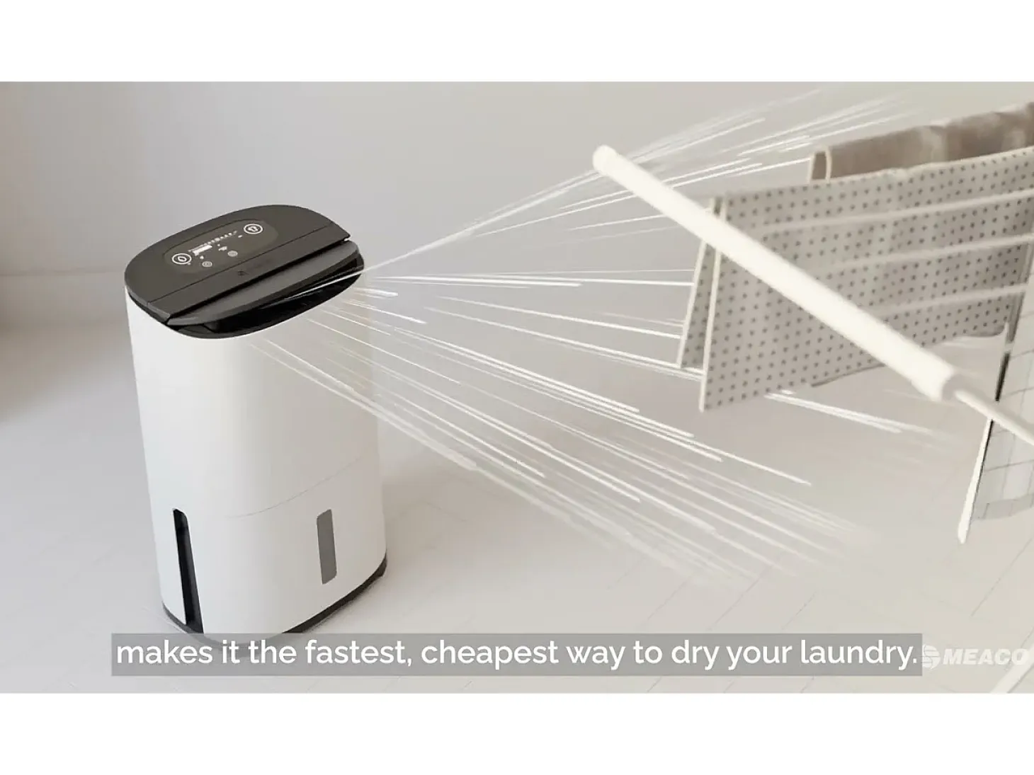 Deshumidificador MeacoDry Arete® Two 10L – silencioso, con app, filtro HEPA, secado rápido, bajo consumo, ideal para 1-2 habitaciones