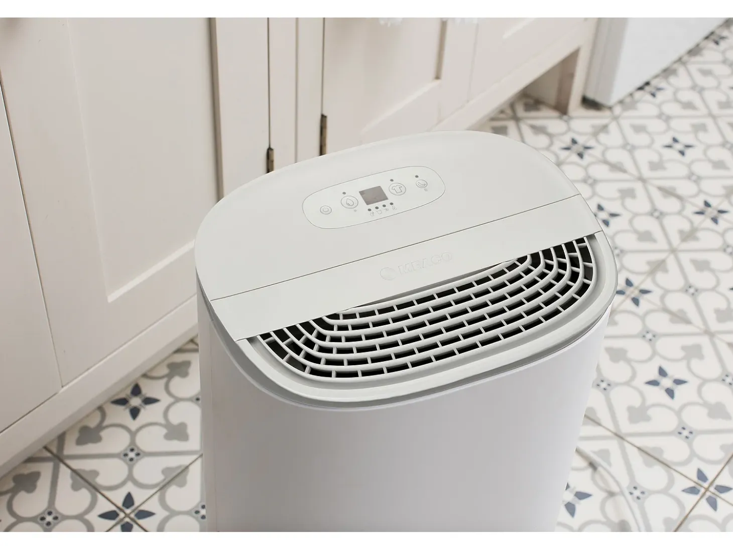 Deshumidificador y purificador de aire MeacoDry Arete® One 10L: reduce la humedad, purifica el aire, silencioso (40 dB), con filtro HEPA, eficiente y compacto