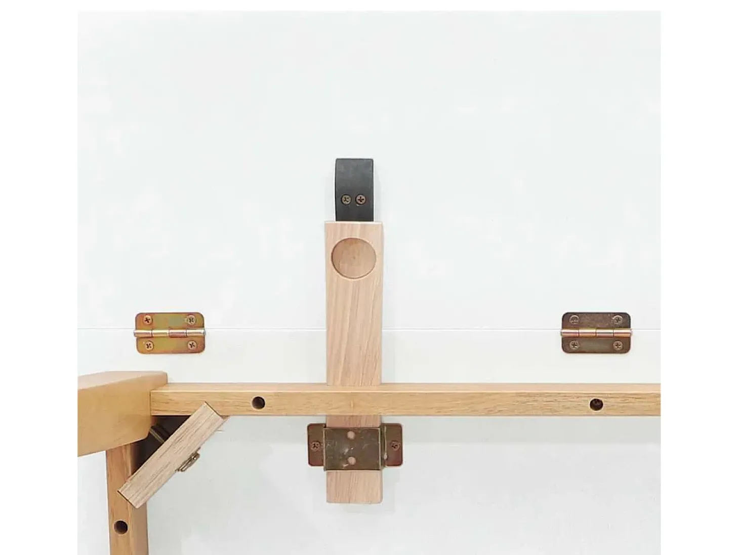 Dining Table Natural Solid Wood Rubber