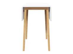 Dining Table Natural Solid Wood Rubber