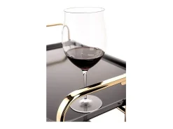 DON HIERRO - Carrito auxiliar plegable BAUHAUS dorado con ruedas – 2 niveles y 4 posiciones-