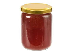 Drew Mason Tarros de mermelada de vidrio con tapa dorada 48 uds 230 ml