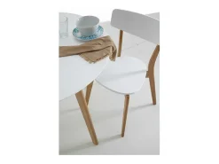 Dudeco Silla Ava Roble y Blanco
