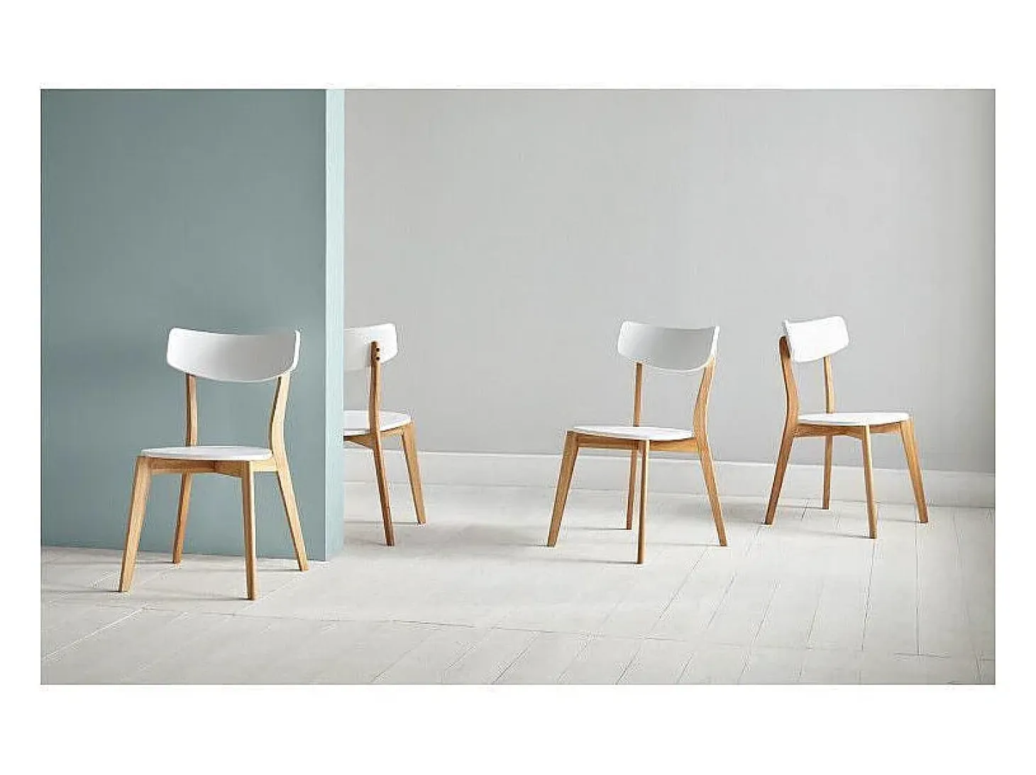 Dudeco Silla Ava Roble y Blanco