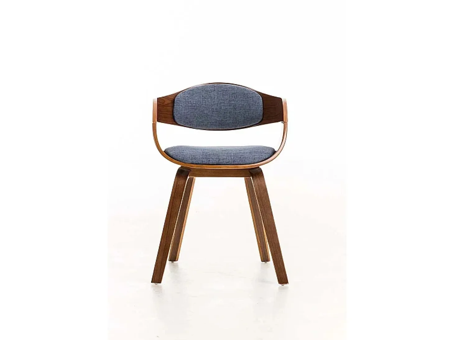 Dudeco Silla Berlim de Tela Nogal y azul