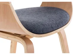 Dudeco Silla Berlim de Tela Roble y azul