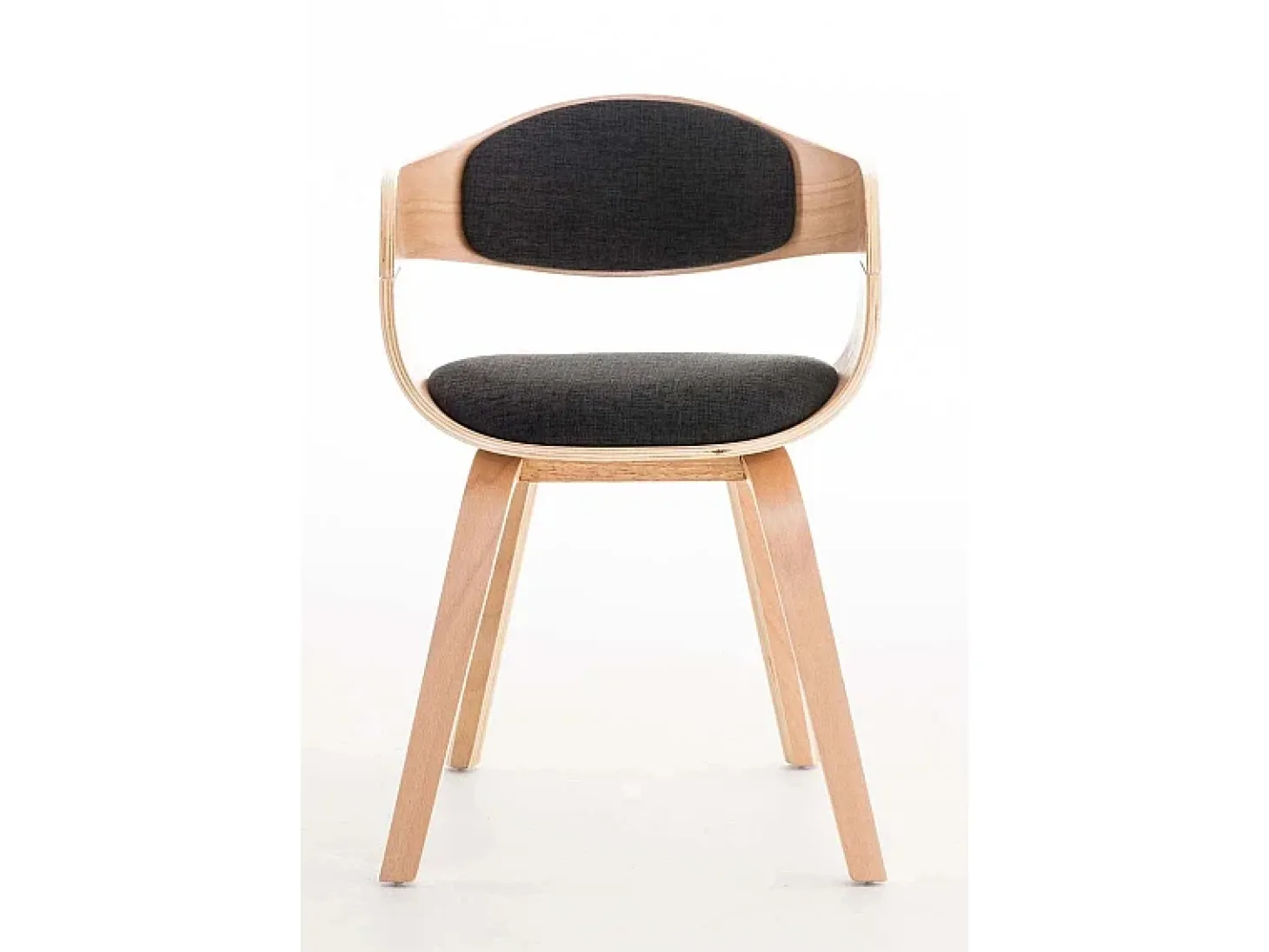 Dudeco Silla Berlim de Tela Roble y gris oscuro