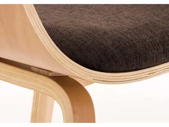 Dudeco Silla Berlim de Tela Roble y marrón