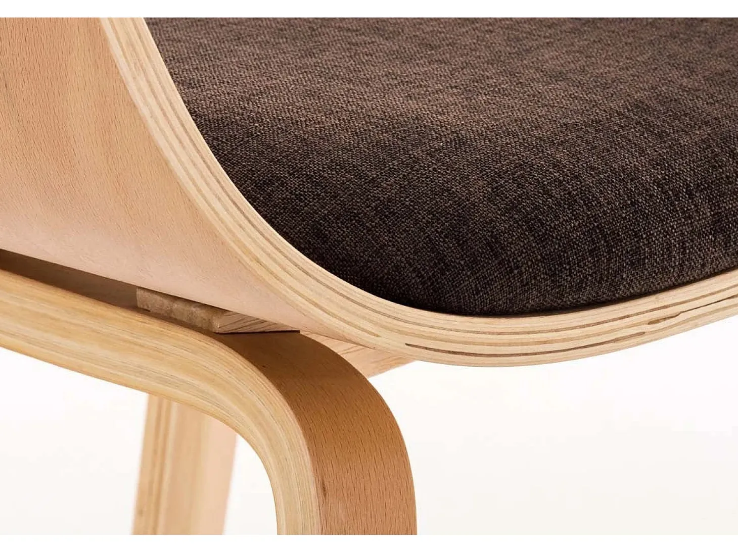 Dudeco Silla Berlim de Tela Roble y marrón