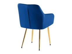 Dudeco Silla Bilbau Gold Azul marino
