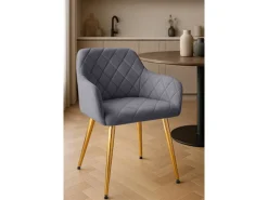 Dudeco Silla Bilbau Gold Gris oscuro