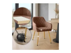 Dudeco Silla Bilbau Gold Marrón
