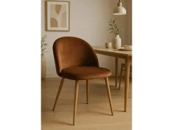 Dudeco Silla Bristol Marrón oscuro