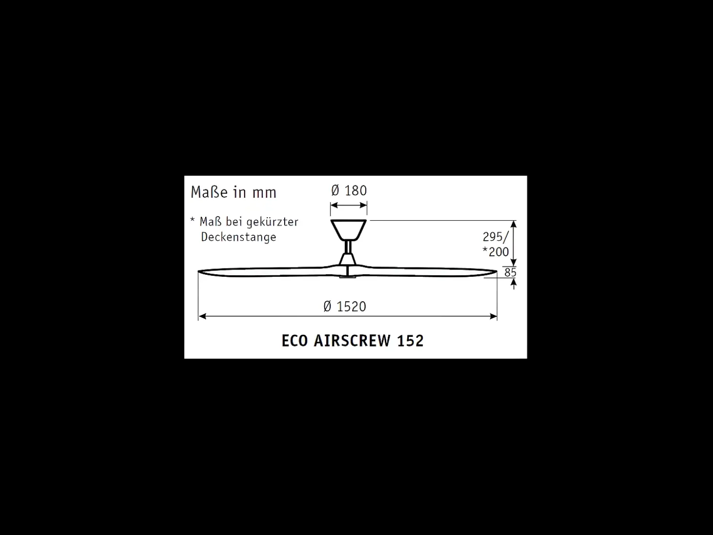 ECO AIRSCREW 152, Ventilador Sin Luz, CasaFan