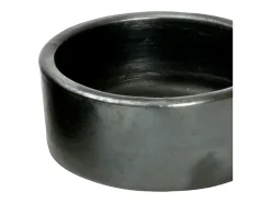 El Cuenco Cilíndrico Quemado - Negro - S