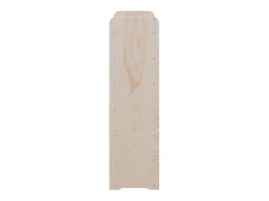 Eldon Botellero con tablero superior madera maciza pino 67,5x25x87 cm