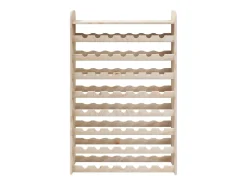 Eldon Botellero con tablero superior madera de pino 72,5x25x111,5 cm