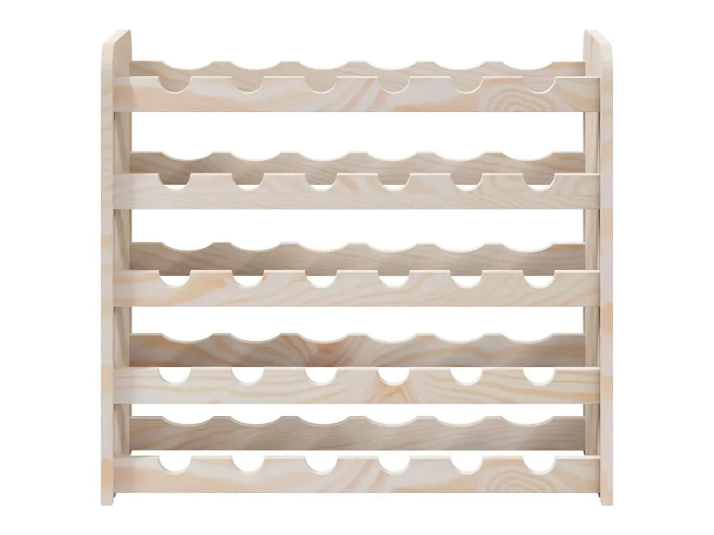 Eldon Botellero madera maciza de pino 67,5x25x60 cm