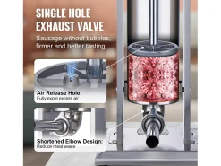 Embutidora Manual SucceBuy de 7 L, Acero Inoxidable