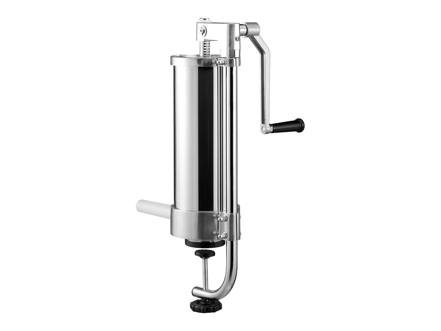 Empujador de Salchichas Manual SucceBuy, 3 L, 3 Tubos de Relleno, Máquina de Salchichas Casera en Acero Inoxidable