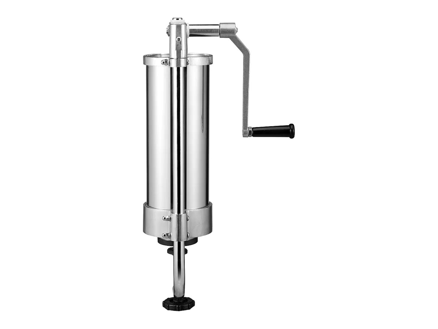 Empujador de Salchichas Manual SucceBuy, 3 L, 3 Tubos de Relleno, Máquina de Salchichas Casera en Acero Inoxidable