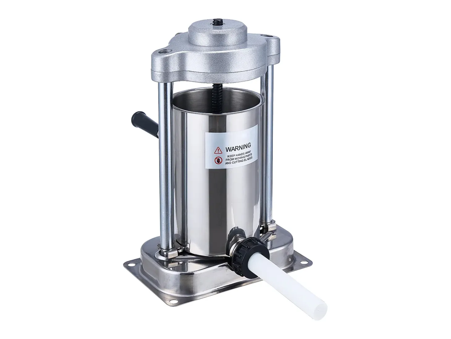 Empujador de Salchichas Manual SucceBuy, 2 L, Empujador de Salchichas en Acero Inoxidable 304, con Pinza, Vertical