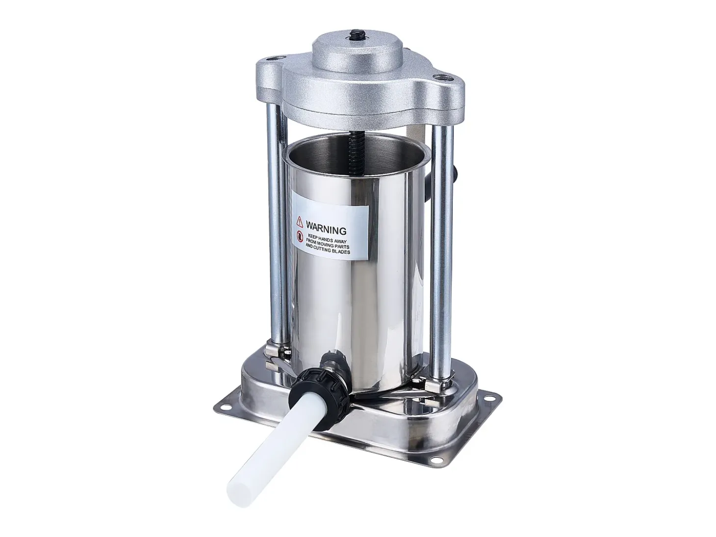 Empujador de Salchichas Manual SucceBuy, 2 L, Empujador de Salchichas en Acero Inoxidable 304, con Pinza, Vertical