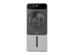Enfriador de aire Sencor SFN 6014GY - 3 Modos, 12 Velocidades, 5L, Panel Táctil LED, Control Remoto, Temporizador 24h