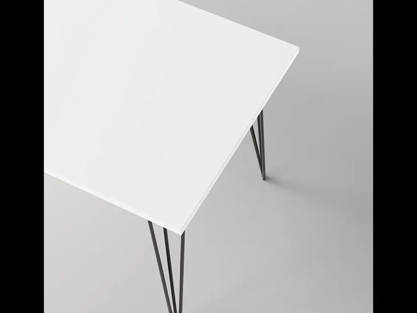 Escritorio VOSS 138 x 68 cm para oficina, despacho, taller Blanco
