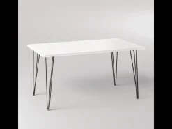 Escritorio VOSS 138 x 68 cm para oficina, despacho, taller Blanco