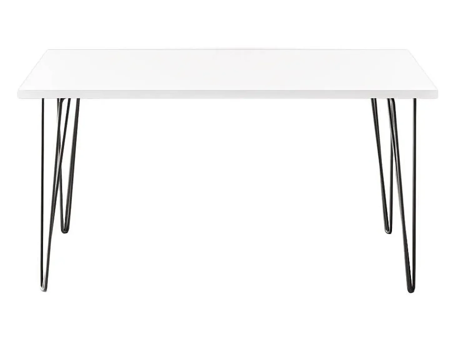 Escritorio VOSS 138 x 68 cm para oficina, despacho, taller Blanco