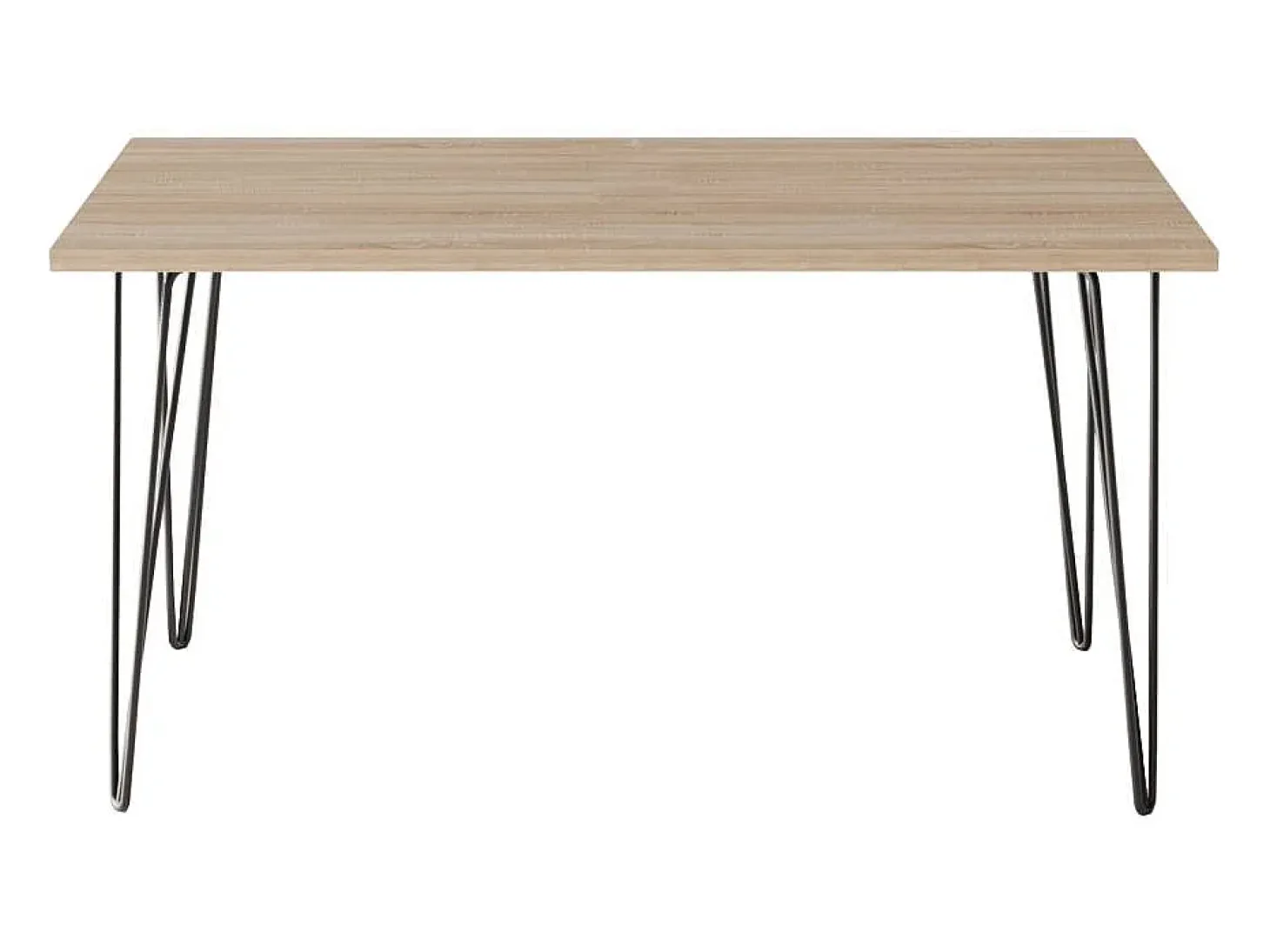 Escritorio VOSS 138 x 68 cm para oficina, despacho, taller Roble Sonoma