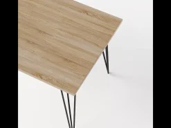 Escritorio VOSS 138 x 68 cm para oficina, despacho, taller Roble Sonoma