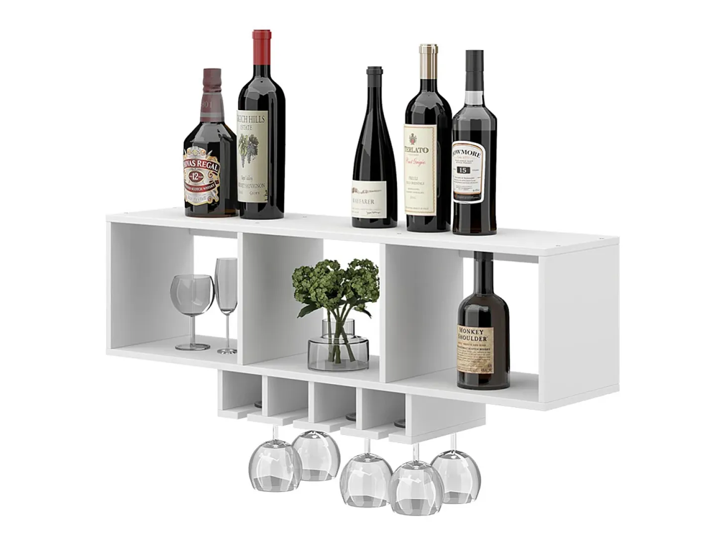 Estante para copas de vino blanco 90x32.5x22 vin